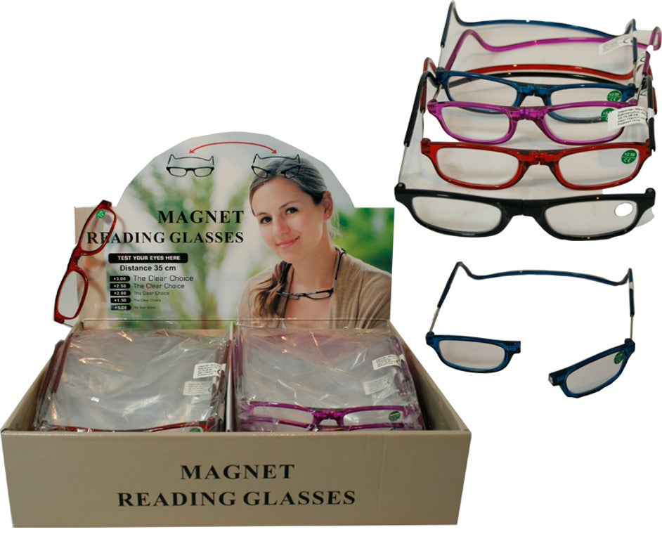 LESEBRILLER MED MAGNET BØYLE