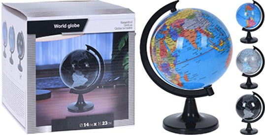 GLOBUS Ø 14 CM  H: 23 CM