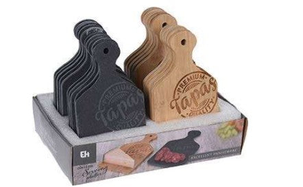 TAPAS OG OSTEBRETT 20 X 11 CM