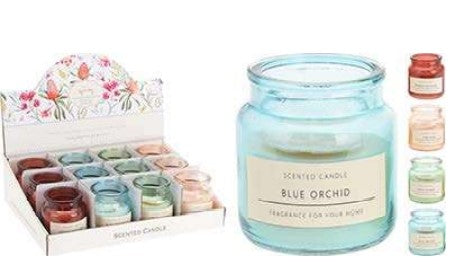 DUFTLYS I GLASS KRUKKE