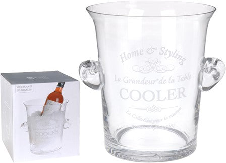 VINKJØLER I GLASS MED TEKST