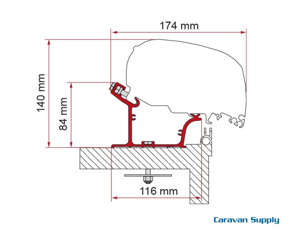 Adapter Adria Caravan 450
