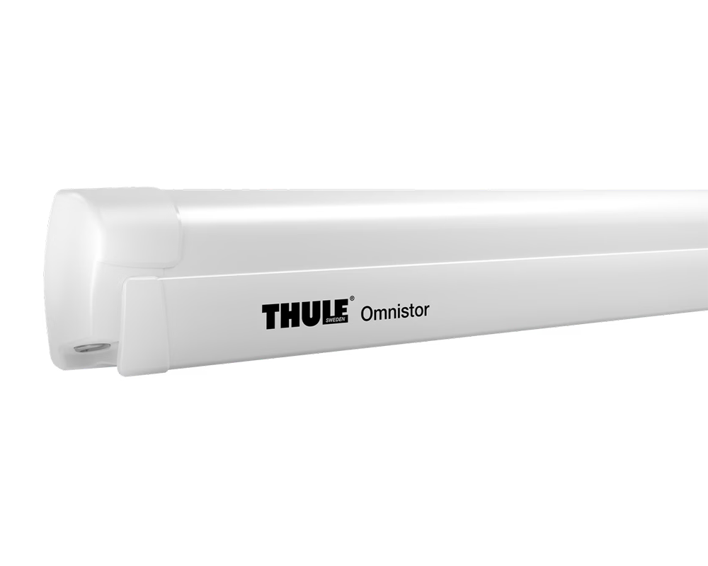Markise Omnistor 8000 400cm hvit boks mystic grey
