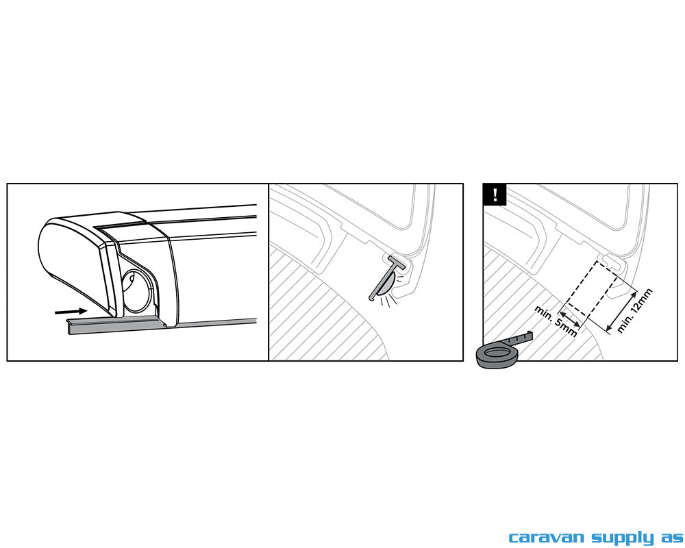 Thule LED mounting rail 6300/6200/9200