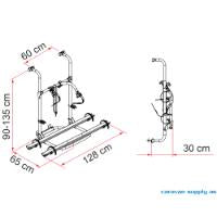 SYKKELSTATIV CARRY BIKE PRO HYMER/DETHLEFFS