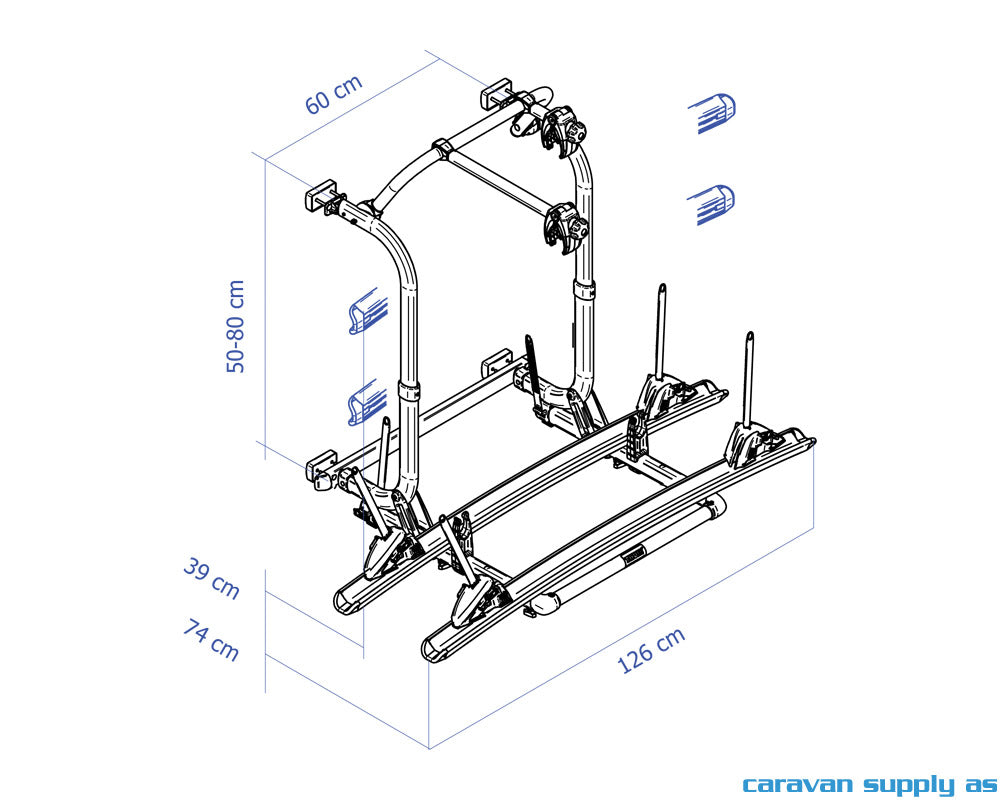 SYKKELSTATIV THULE ELITE G2 SHORT 306561