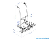 SYKKELSTATIV THULE EXCELLENT STANDARD-SORT ELLER ALUMINIUM