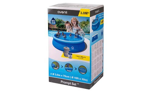 OPP POOLmPUMPE 300x76cm Pris pr. stk