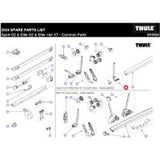 Sport G2 endcap + wheel straps for v-rail (2x) 150