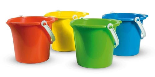 PLASTBØTTE Ø 14 CM ASST