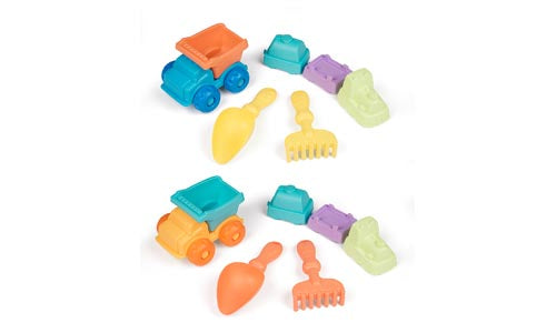 SANDSETT MYK PLAST 6DELE Pris pr. stk