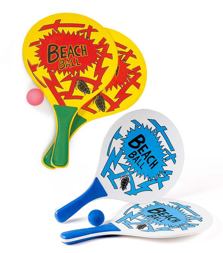 STRANDTENNIS 40cm 4-FARV Pris pr. stk