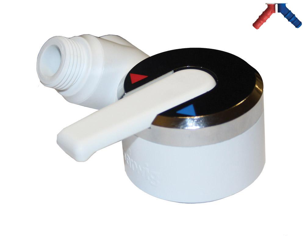 Blandebatteri m/3/8"dusjut Perfect 2000 Ø27mm m/br