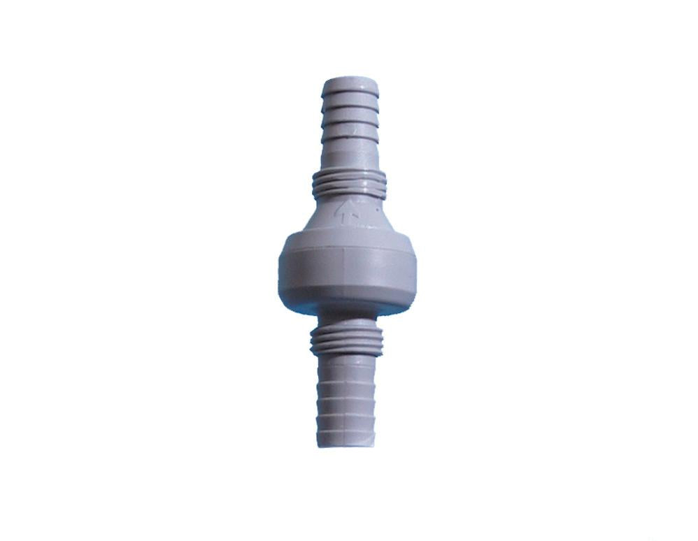 Tilbakeslagsventil slange/slange Ø10mm grå