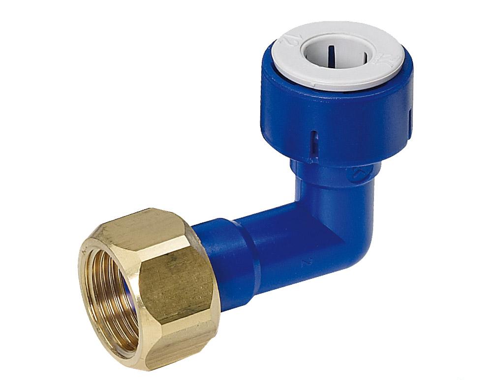 Kobling UniQuick Ø12mm L m/1/2" mutter