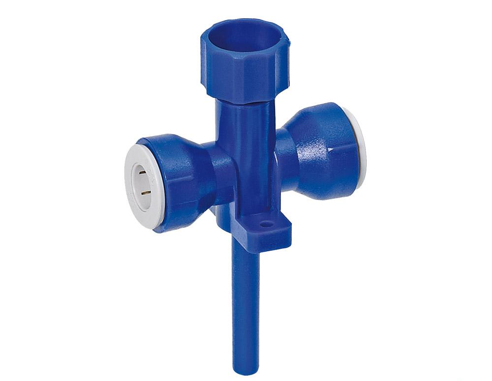 Tappekran/lufteventil UniQuick Ø12mm