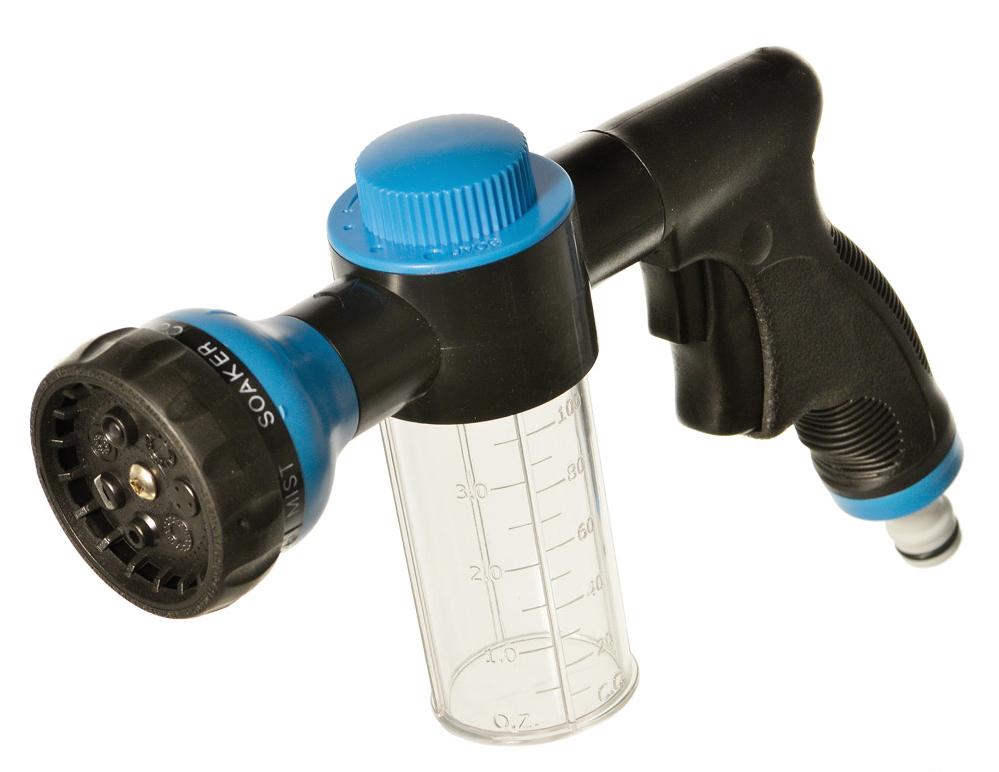 Spraypistol m/såpetank