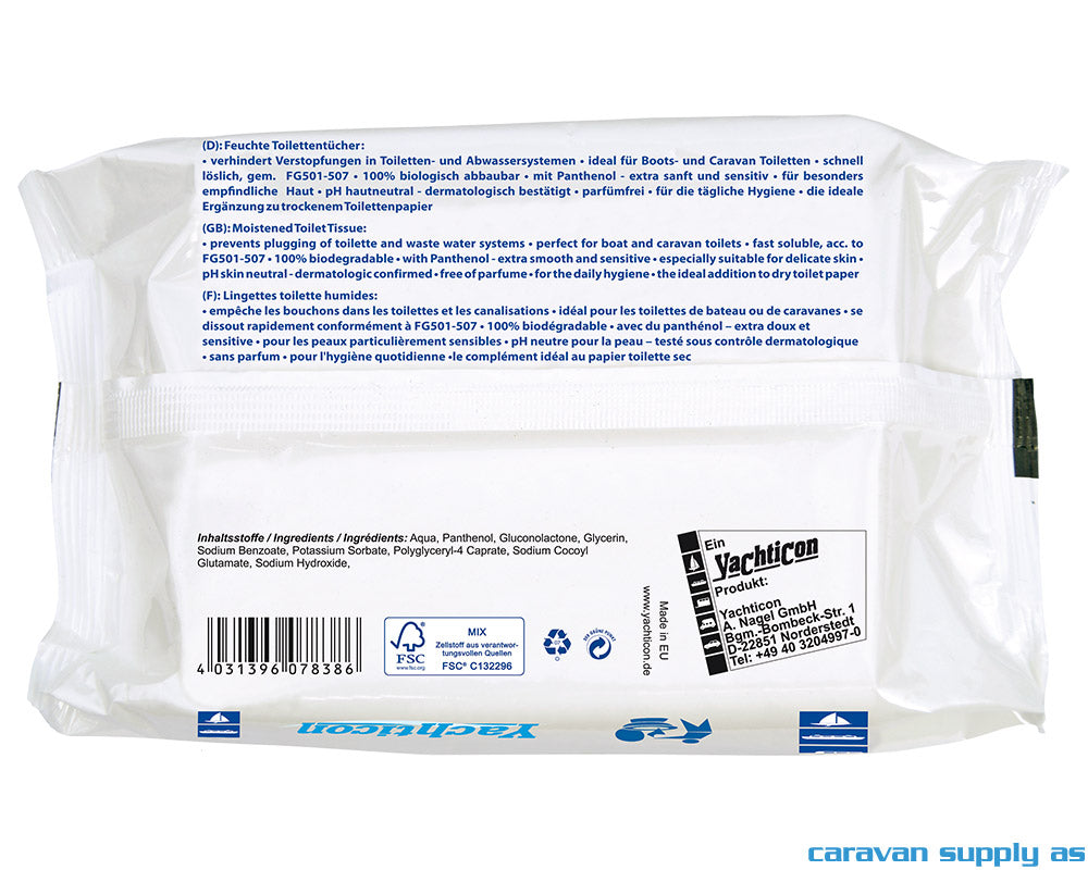 Toalettpapir Yachticon Easy Flush 44 ark