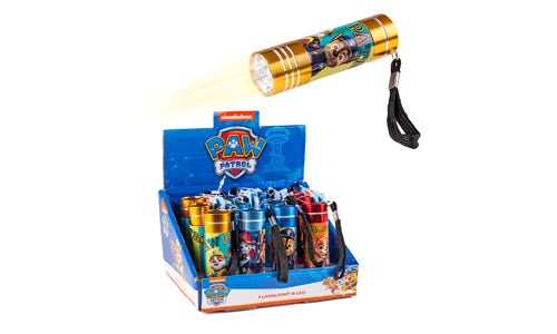 PAW PATROL ALU LYKT 9LED Pris pr. stk
