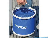 Bøtte Yachticon rund sammenleggbar 9l Ø26x31cm blå