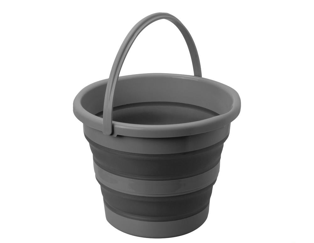 Bøtte Brunner Drum Fold-Away 15l rund grå