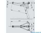 Støtteben AL-KO standard kort 800kg 205808
