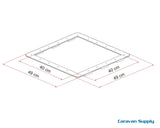 Adapterramme Kit Frame 40 Ducato