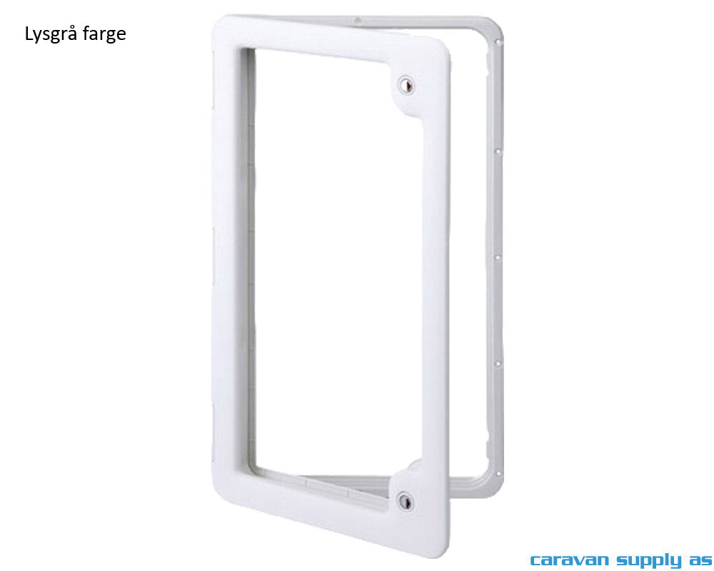 Serviceluke Thetford modell 5 785x340mm lysgrå