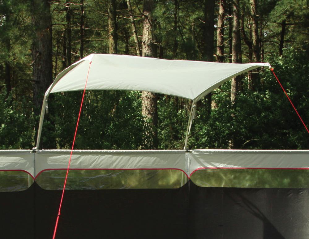 Tak til levegg Westfield Windshield Pro 90x90cm