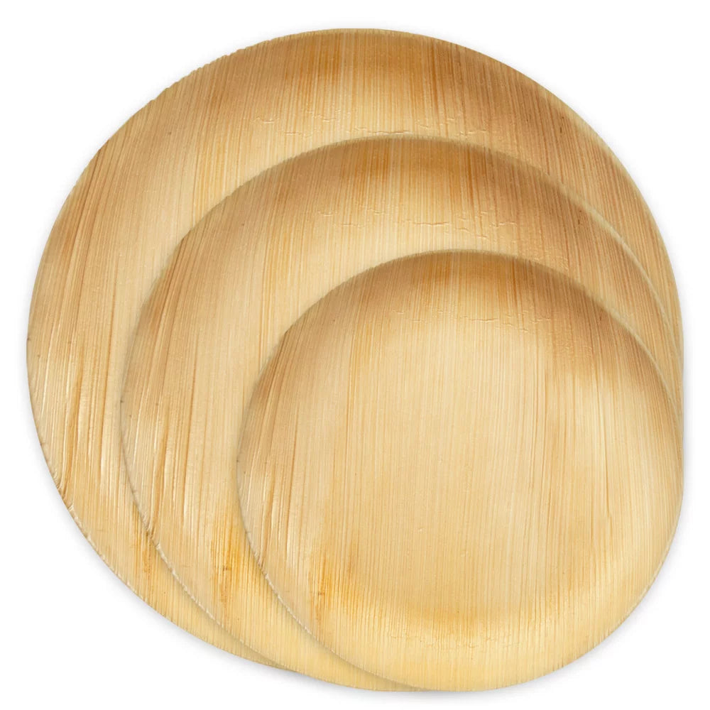 Tallerken Palmeblad 25,4 cm rund 25 pk