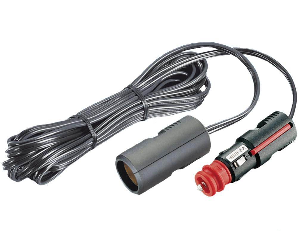 12V adapter uni plugg --> uni plugg m/kabel 4m