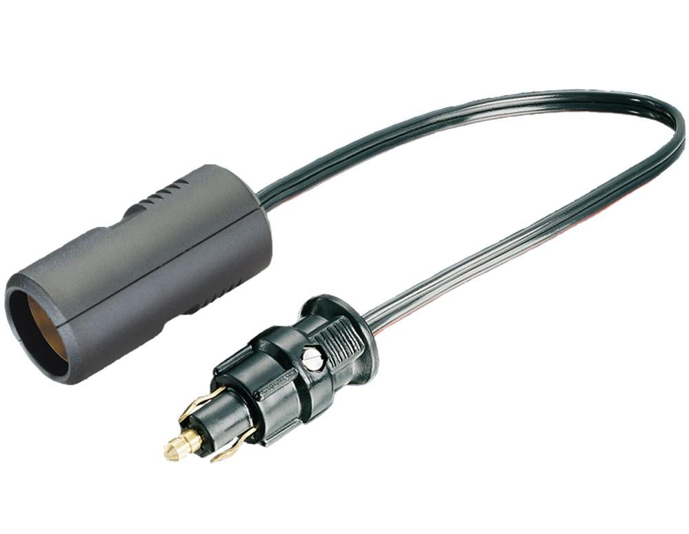 12V adapter norm plugg --> uni plugg m/kabel 30cm