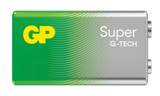 Batteri GP Super 6LF22/9V alkalisk 9V 1stk