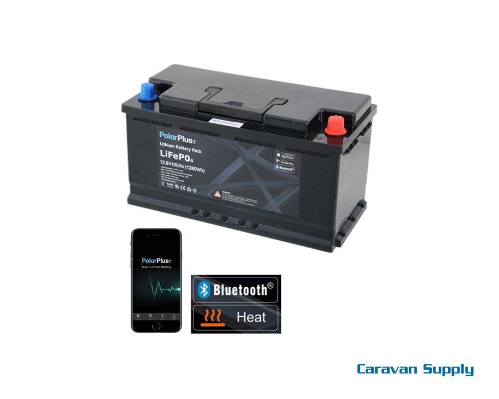 Lithium batt Polar+ 100Ah BMS 100A/100A BT Heat