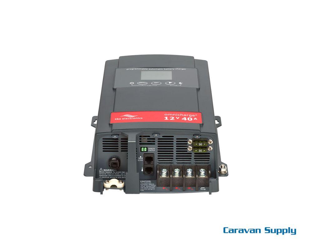 Batterilader 40A 4-steg Omnicharge² 3 utganger
