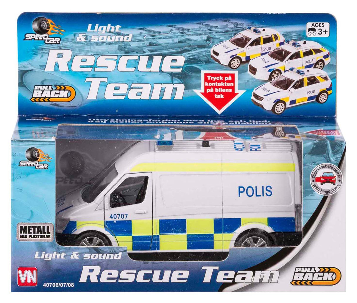 Svensk Polisvan M Lys&lyd