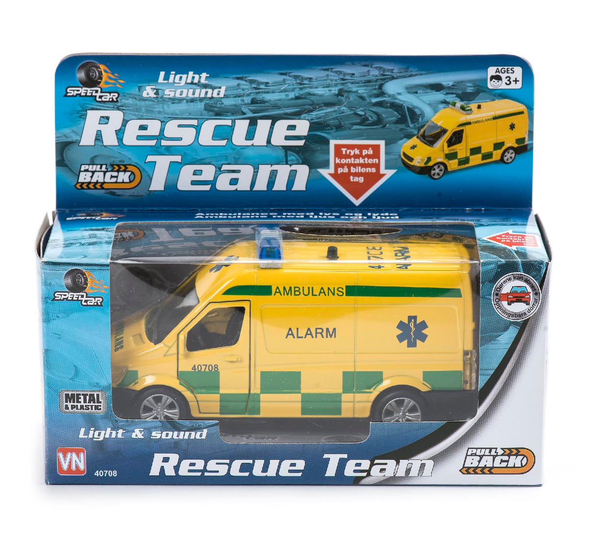 AMBULANSE VAN mLYS&LYD Pris pr. stk