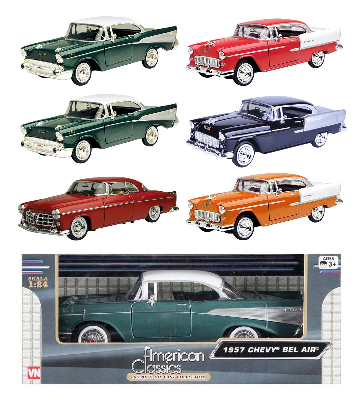 1:24 OLDTIMER USA 1950-59 Pris pr. stk