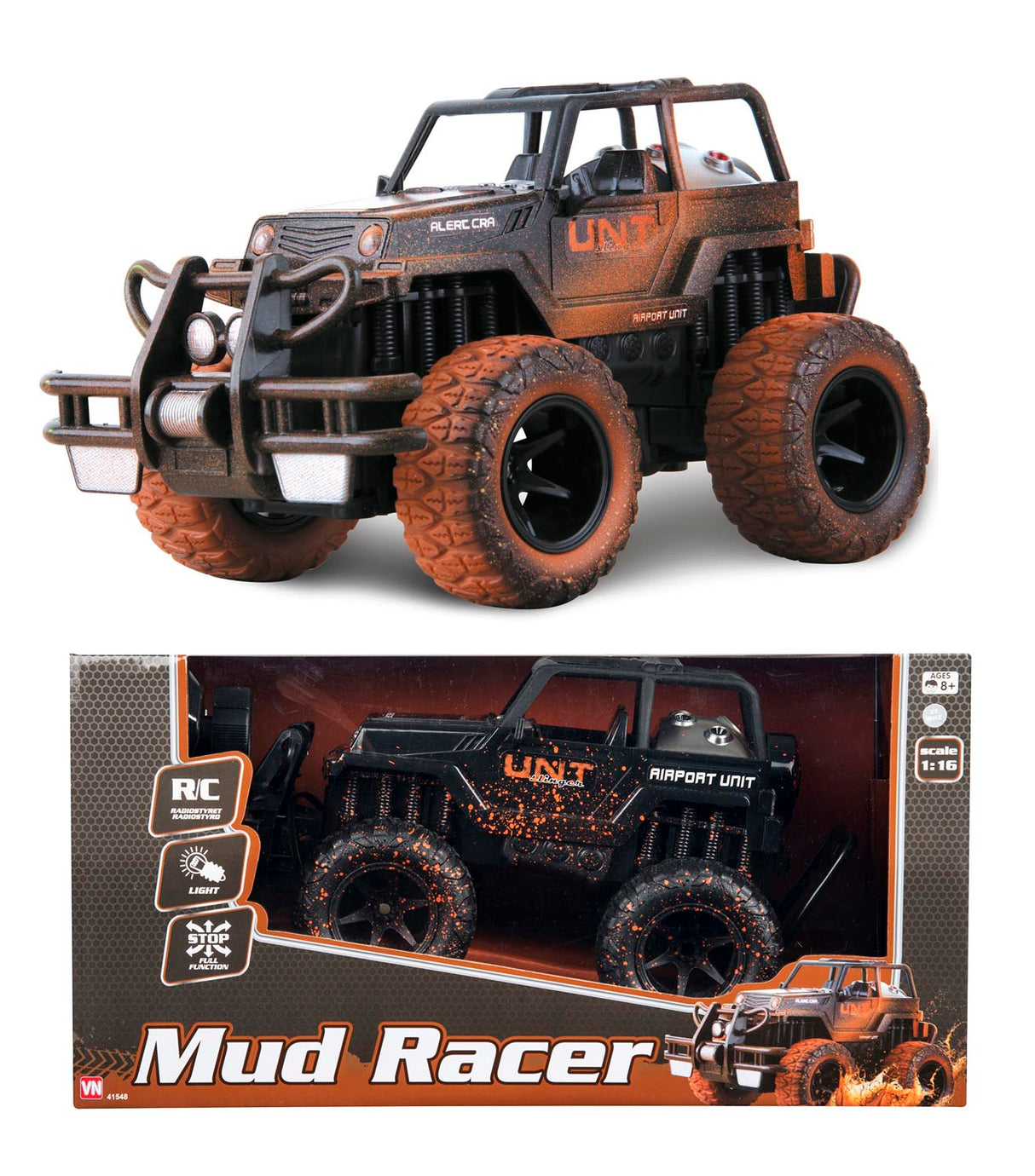 R/C MUD RACER 1:16 12kmt  Pris pr. stk