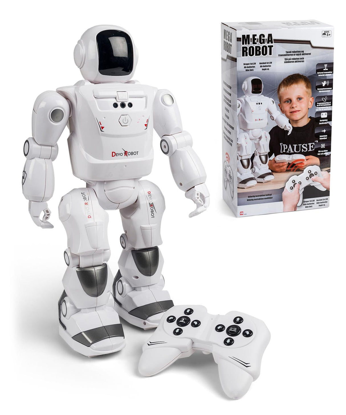 R/C MEGA ROBOT 40 CM  Pris pr. stk