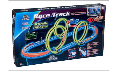 RACE TRACK SET+1 R/C BIL  Pris pr. stk