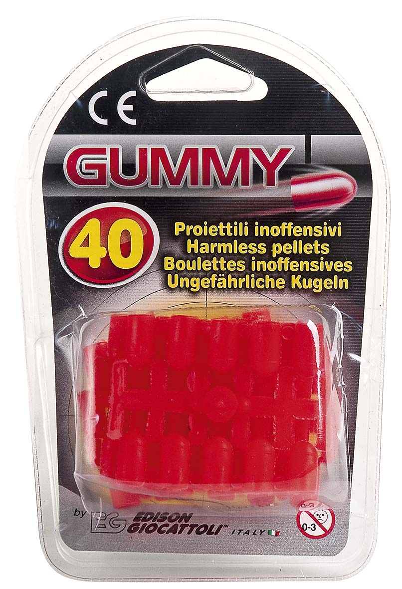 GUMMI PATRONER 40 STK.8mm Pris pr. stk