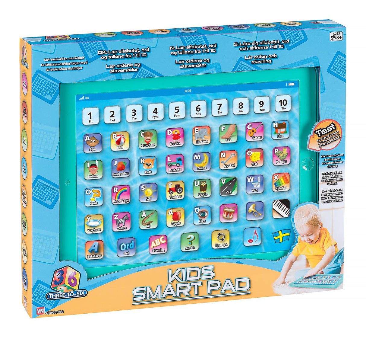 Kidspad Svensk*læretablet