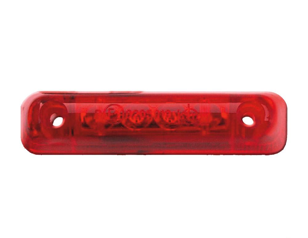 Markeringslys Jokon LED 25cm kabel 65x15x16mm rød