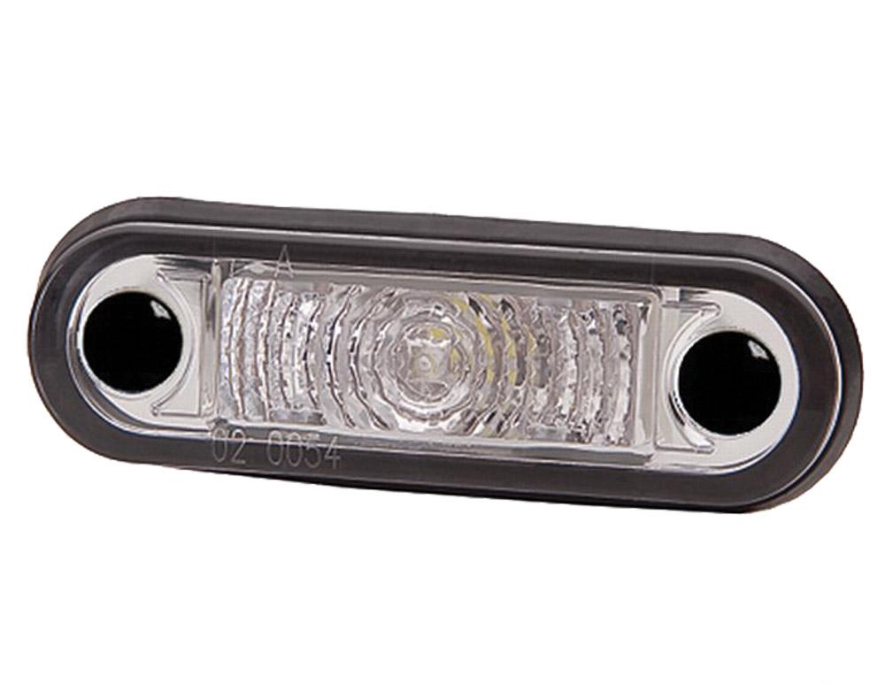 Markeringslys Hella buet LED kabel 50cm 79x26mm hv