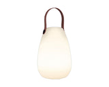 Bordlampe led/oppladbar hvit