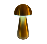 Bordlampe oppladbar sopp messing