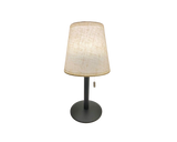 Bordlampe oppladbar m/svart fot