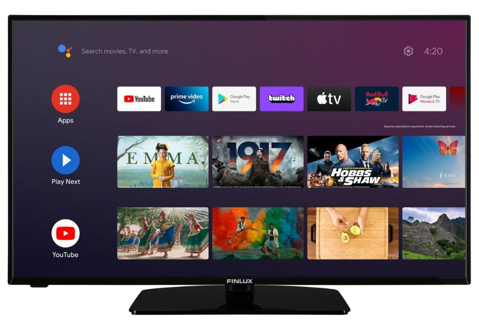 TV Finlux 43" 12V/230V LED Smart, Android