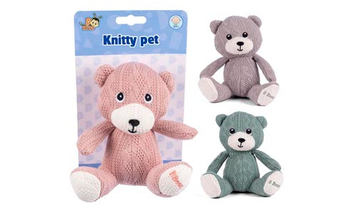 BBEEZ STRIKKET BAMSE 14CM